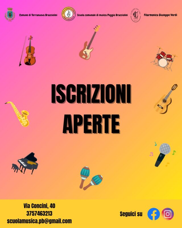 iscrizioni aperte scuola di musica