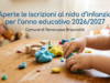 Al via le iscrizioni al nido d’infanzia