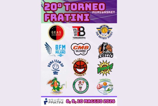 8-9-10 maggio: 20esima edizione del Torneo Fratini (minibasket femminile)