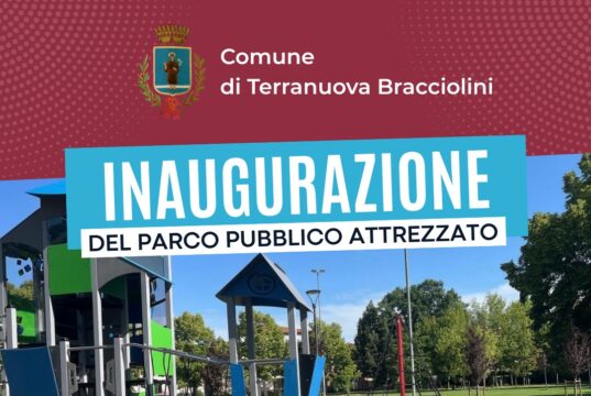 Venerdì 19 giugno inaugurazione del parco pubblico attrezzato