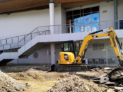 Al via la riqualificazione dell’area di ingresso del Palazzetto dello Sport