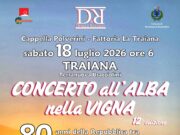 Concerto all’alba nella vigna, sabato 18 luglio 2026