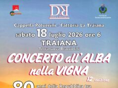 Concerto all’alba nella vigna, sabato 18 luglio 2026