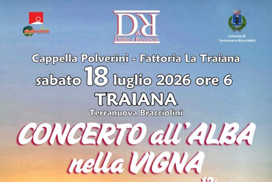 Concerto all’alba nella vigna, sabato 18 luglio 2026