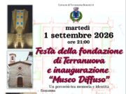 Il 1° settembre Festa della fondazione e inaugurazione del “Museo diffuso”
